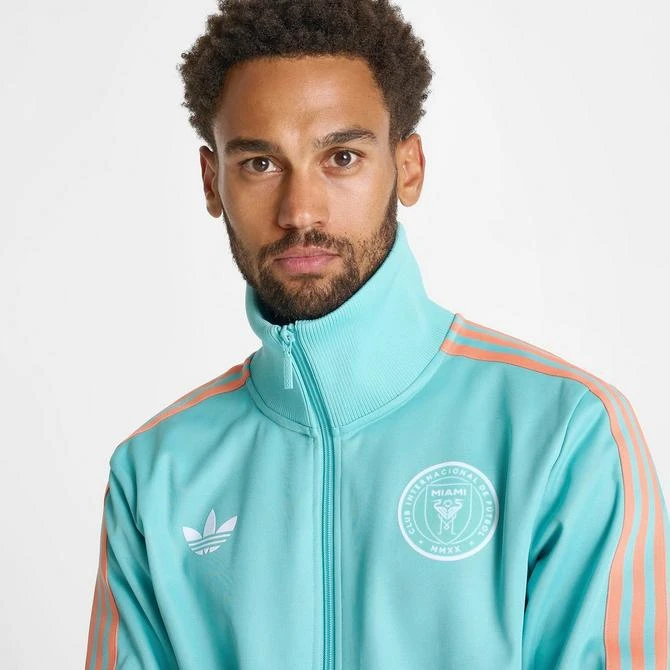 Adidas Men's adidas Originals Inter Miami CF MLS 2024 Beckenbauer Track Jacket 5