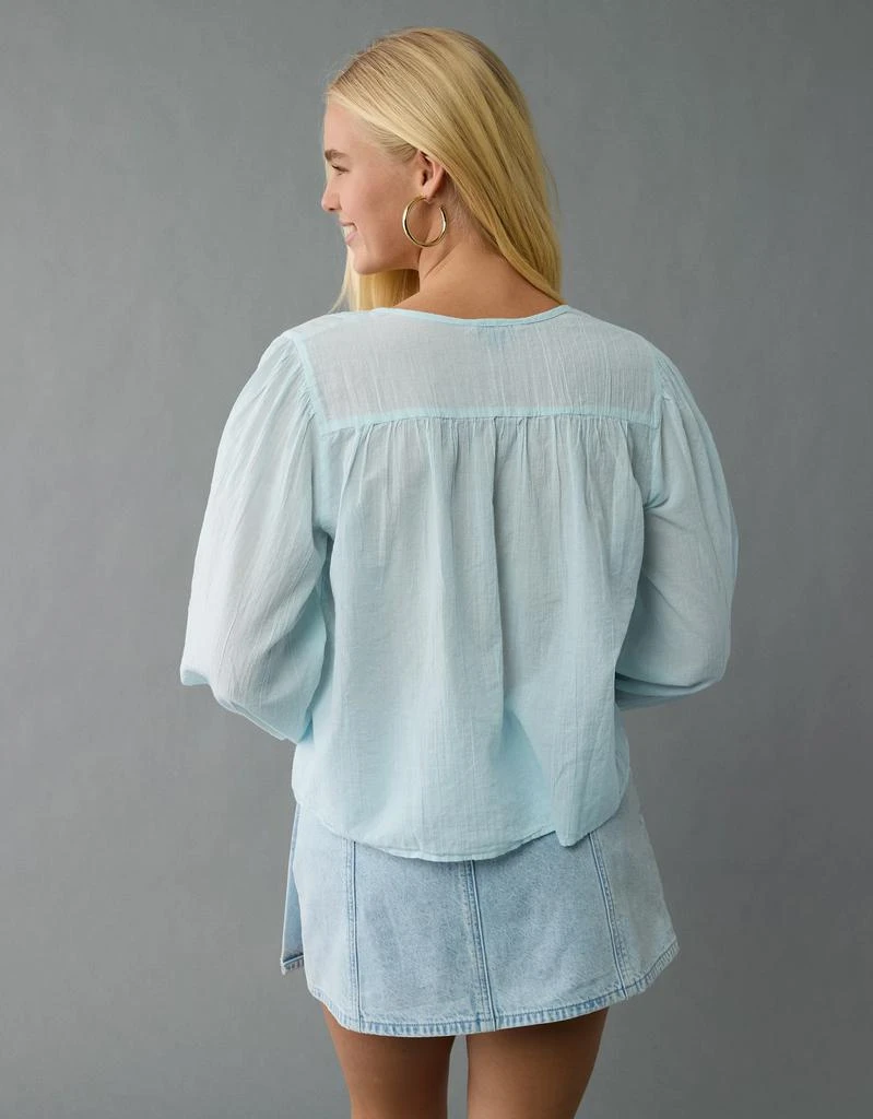 AE AE Long-Sleeve Breezy Boho Blouse 2