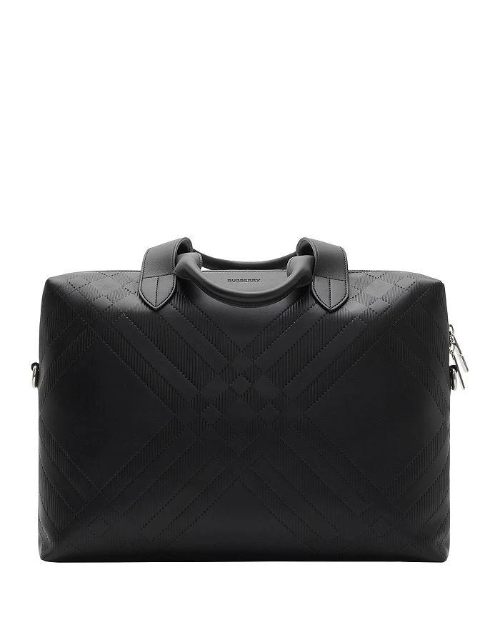 Burberry Embossed Check Briefcase