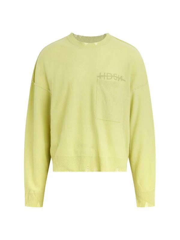 Hudson Cashmere-Blend Crewneck Sweater 4