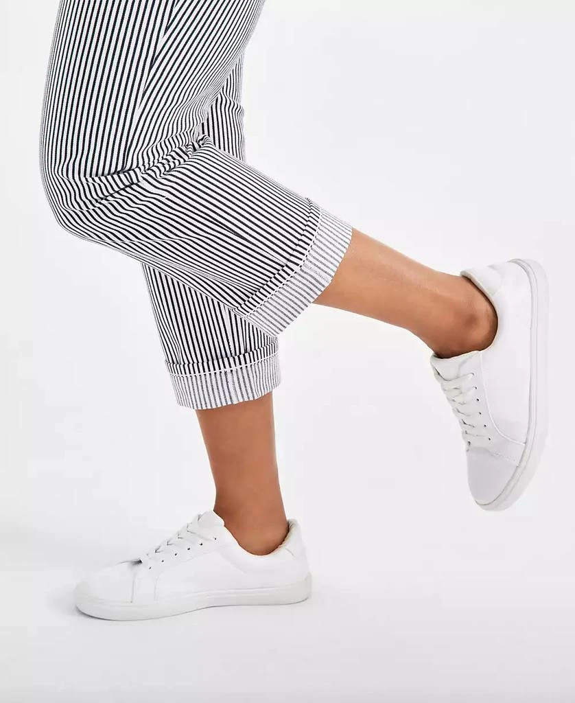Style & Co Women's Striped Mid-Rise Curvy Capri Pants, Created for Macy's 4