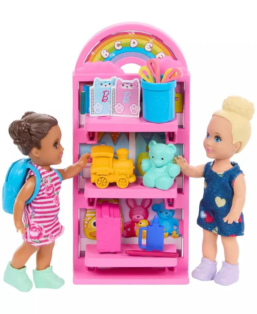 Barbie I Love School Classroom Playset with 1 Fashion Doll, 2 Small Dolls 20+ Accessories 3