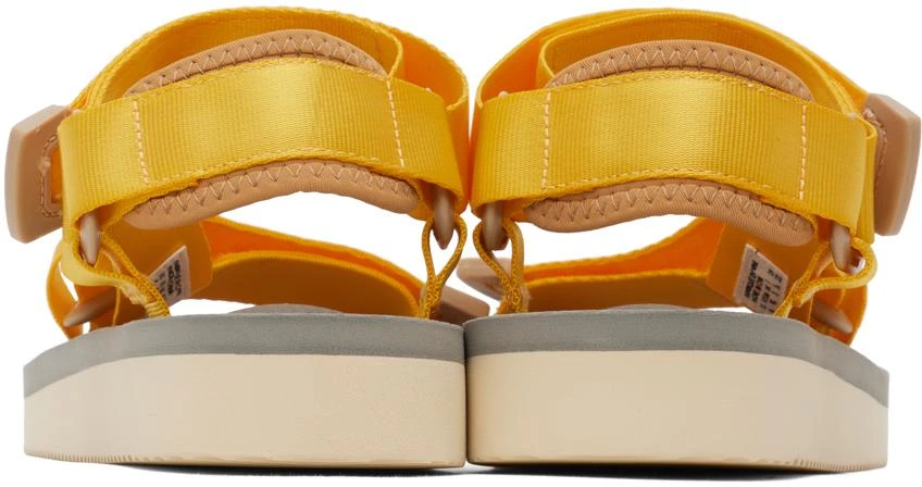 Suicoke Yellow & Beige DEPA-Cab Sandals 2