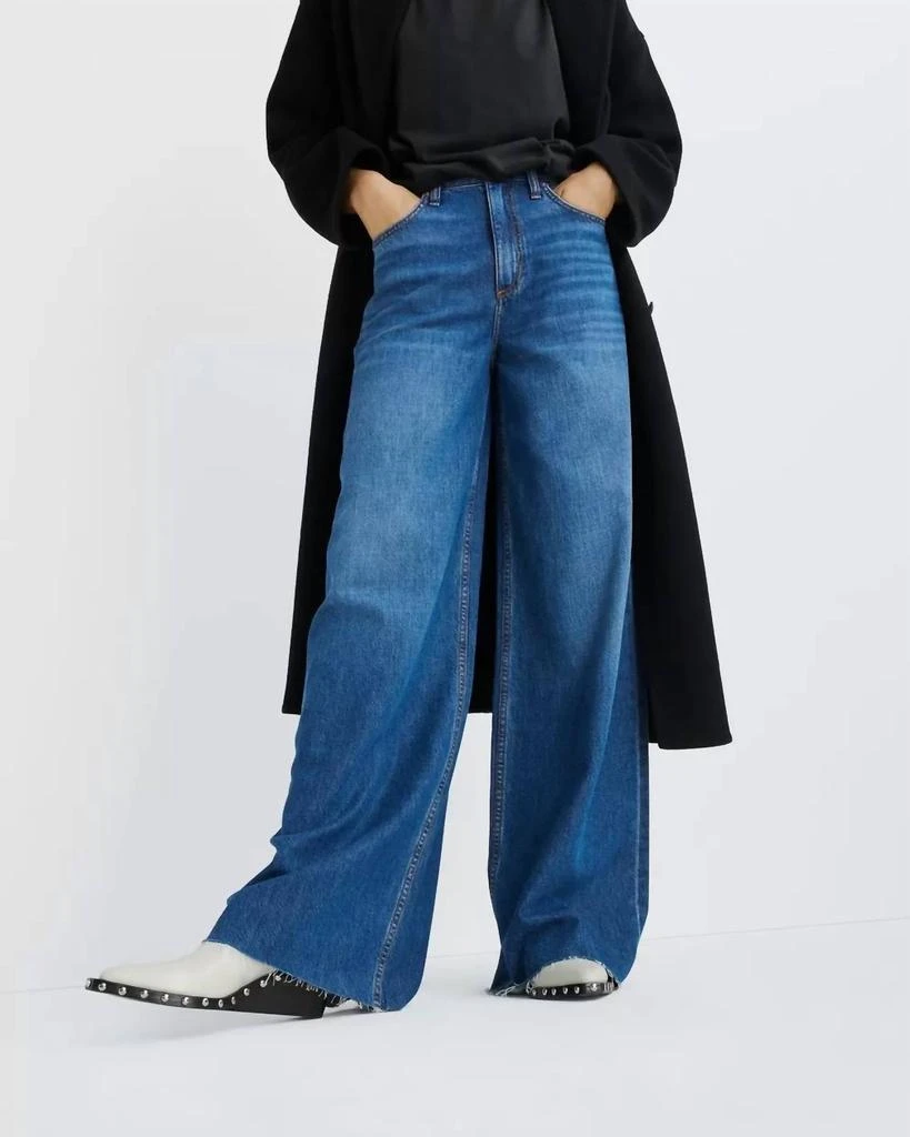 Rag & Bone Featherweight Sofie Wide Leg Jean In Otto Wash 1