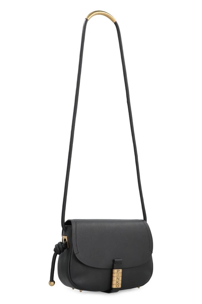 PINKO MINI SADDLE BAG LEATHER CROSSBODY BAG 2