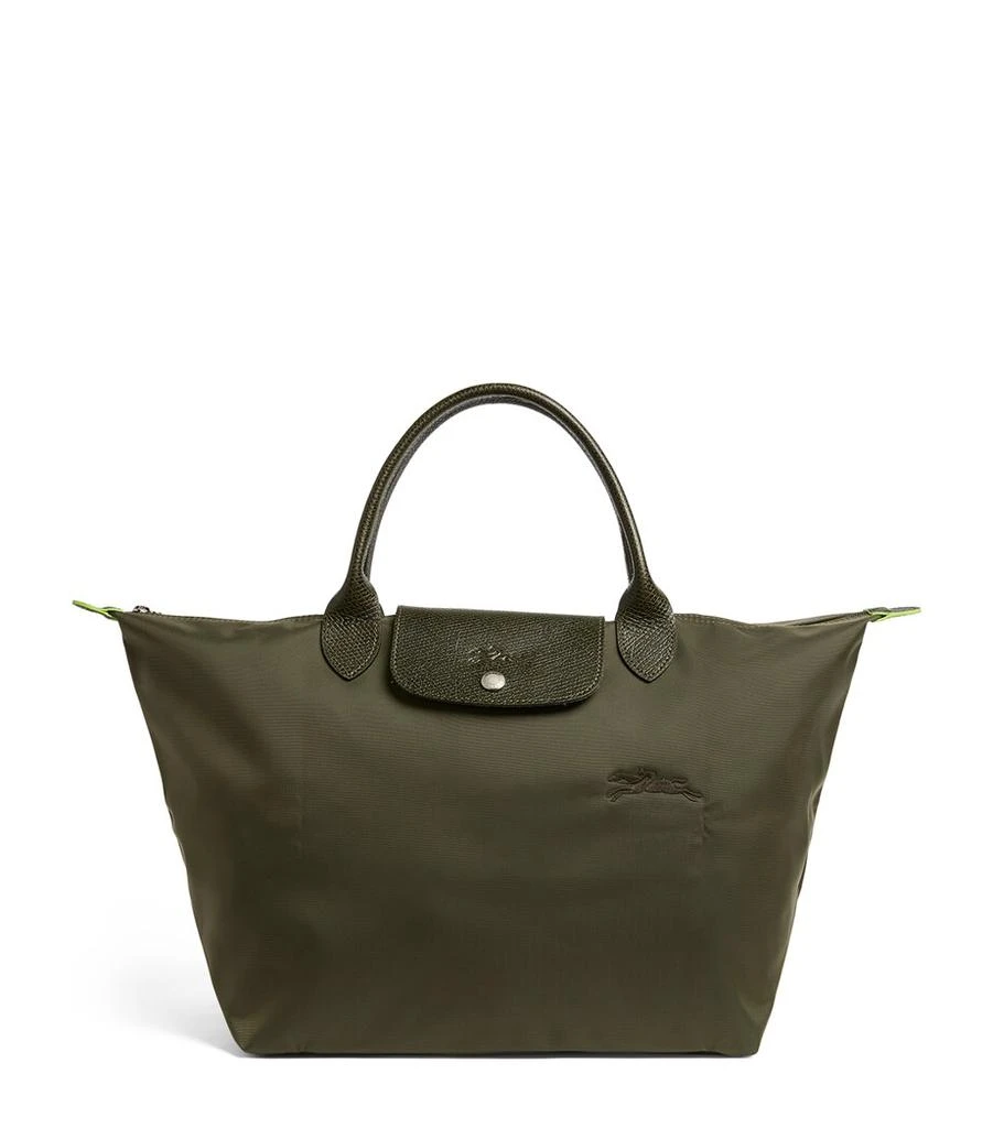 Longchamp Medium Le Pliage Green Tote Bag 1