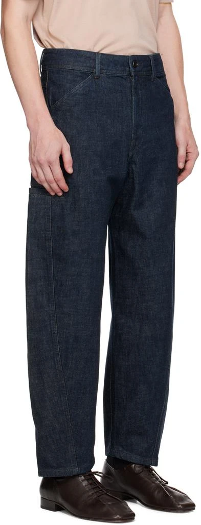 Lemaire Indigo Twisted Workwear Jeans 2