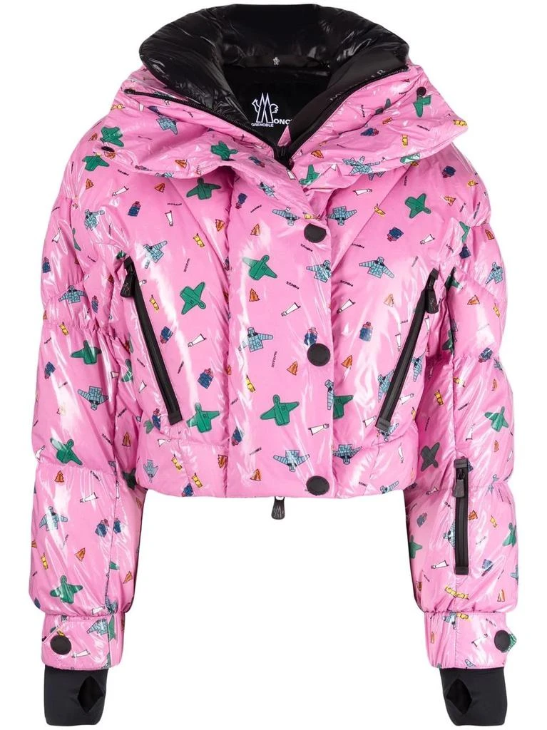 Moncler x Naj-Oleari cropped puffer jacket - women 1