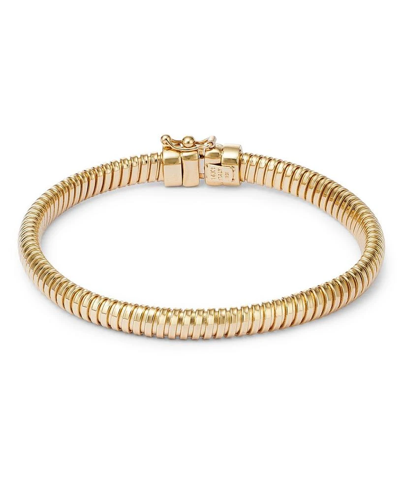 Alberto Amati 14K Yellow Gold Tubogas Link Bracelet 1