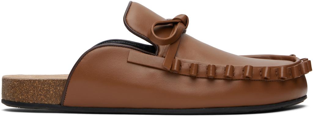JW Anderson JW Anderson Beige Calf Suede Chain Mules