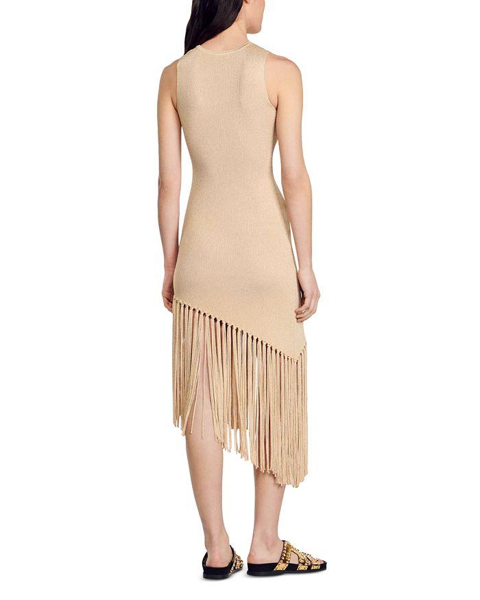 Sandro Hantas Knit Fringe Dress