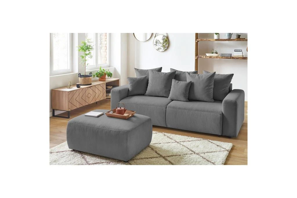 预计3周后发货 Bobochic Pouf - Envy - Velours Côtelé 11