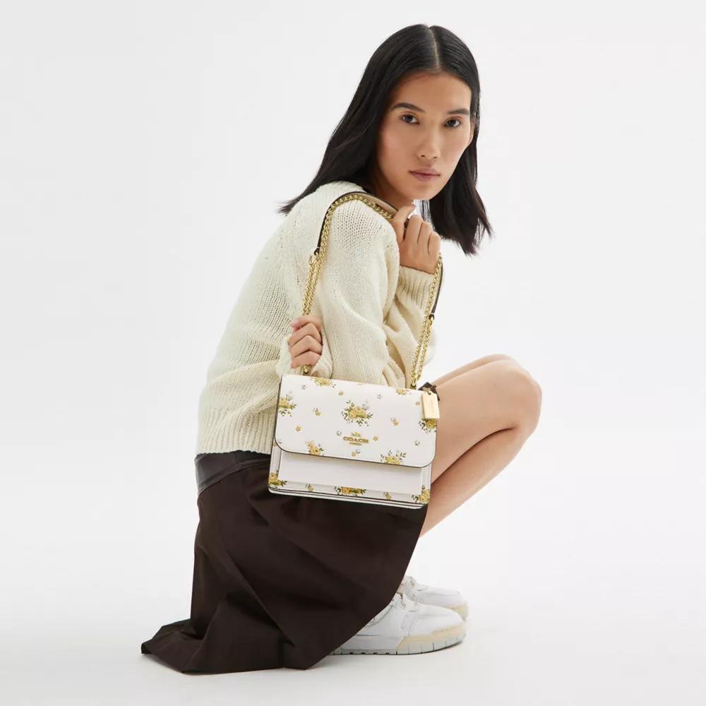 Coach Klare Crossbody Bag With Spring Blossom Print