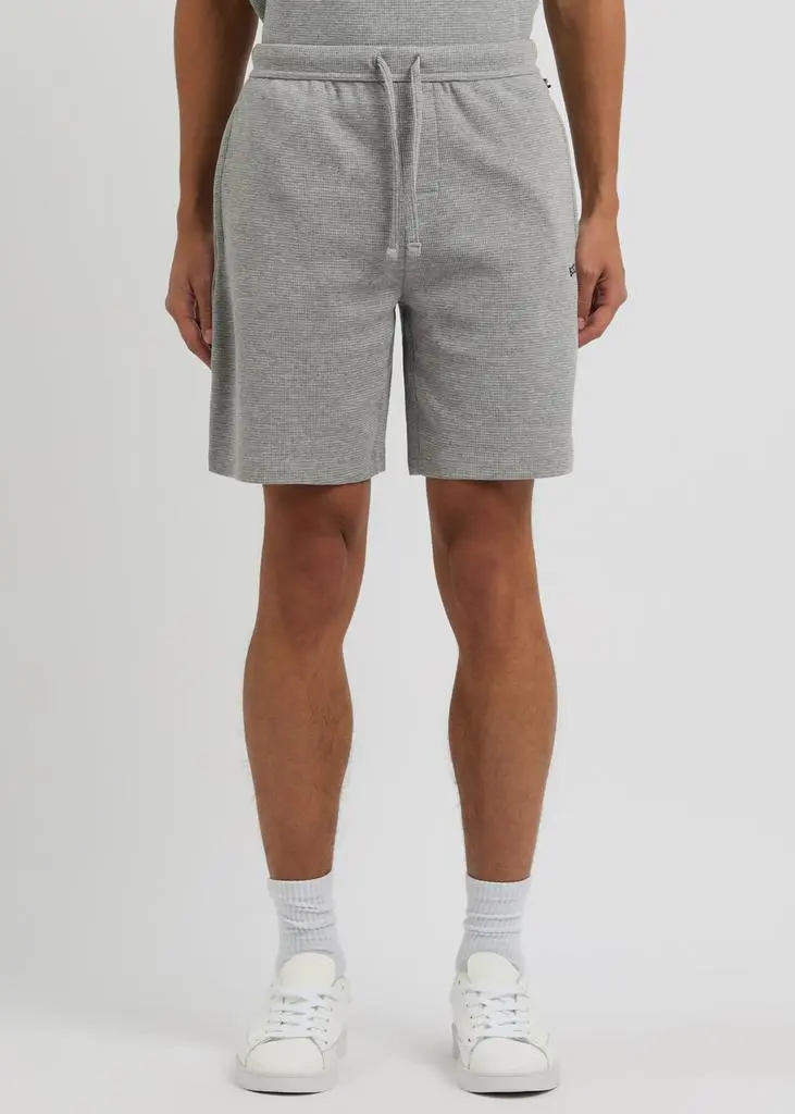 Hugo Boss Waffle-knit cotton-blend shorts 2