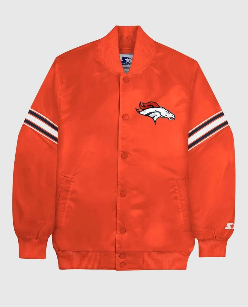 Starter Starter - Men's Denver Broncos Satin Full-snap Jacket 1