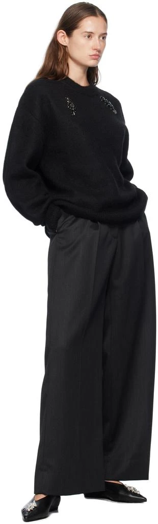 Simone Rocha Black Embellished Sweater 4