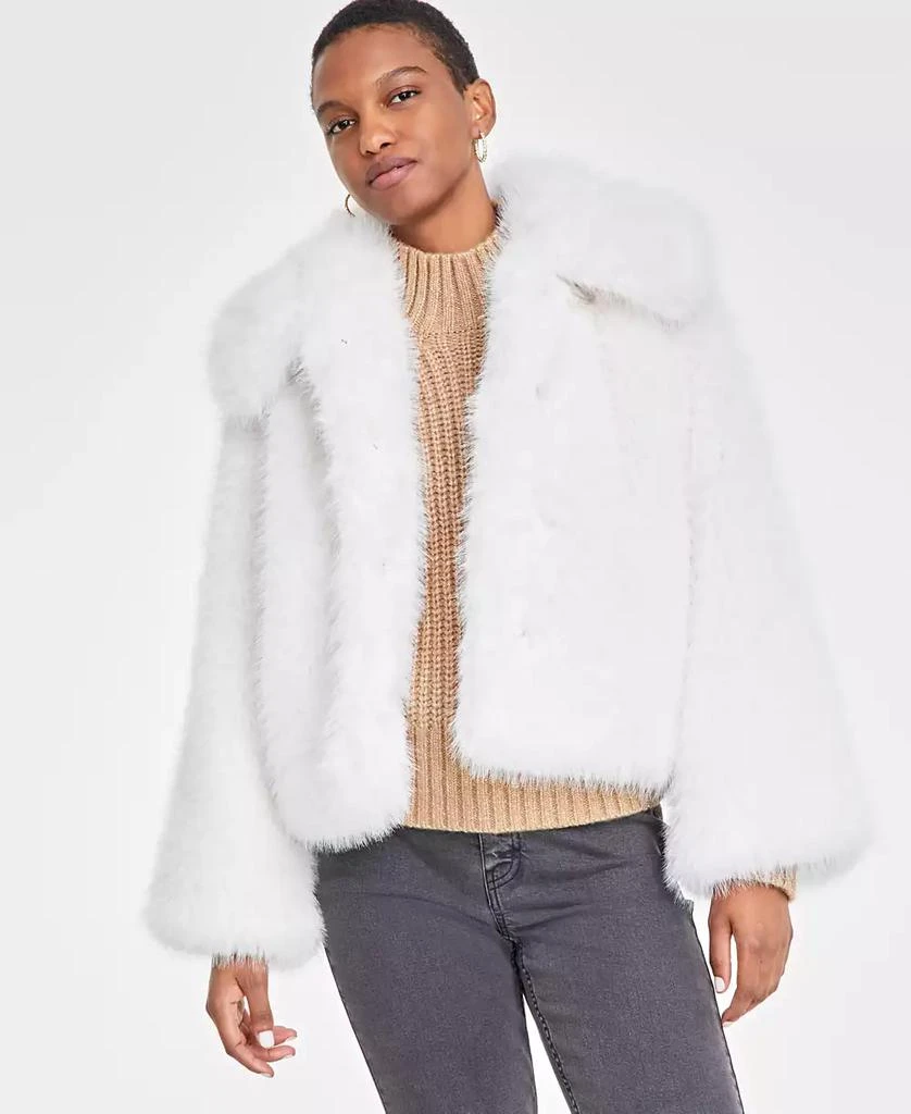 On 34th Women's Faux-Fur Collared Jacket, Created for Macy's 1