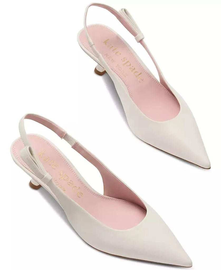 Kate Spade Women's Riley Slingback Kitten-Heel Pumps 4