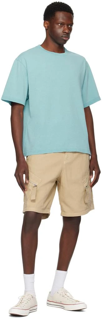 Maison Kitsune Blue Sunrise Tag T-Shirt 4