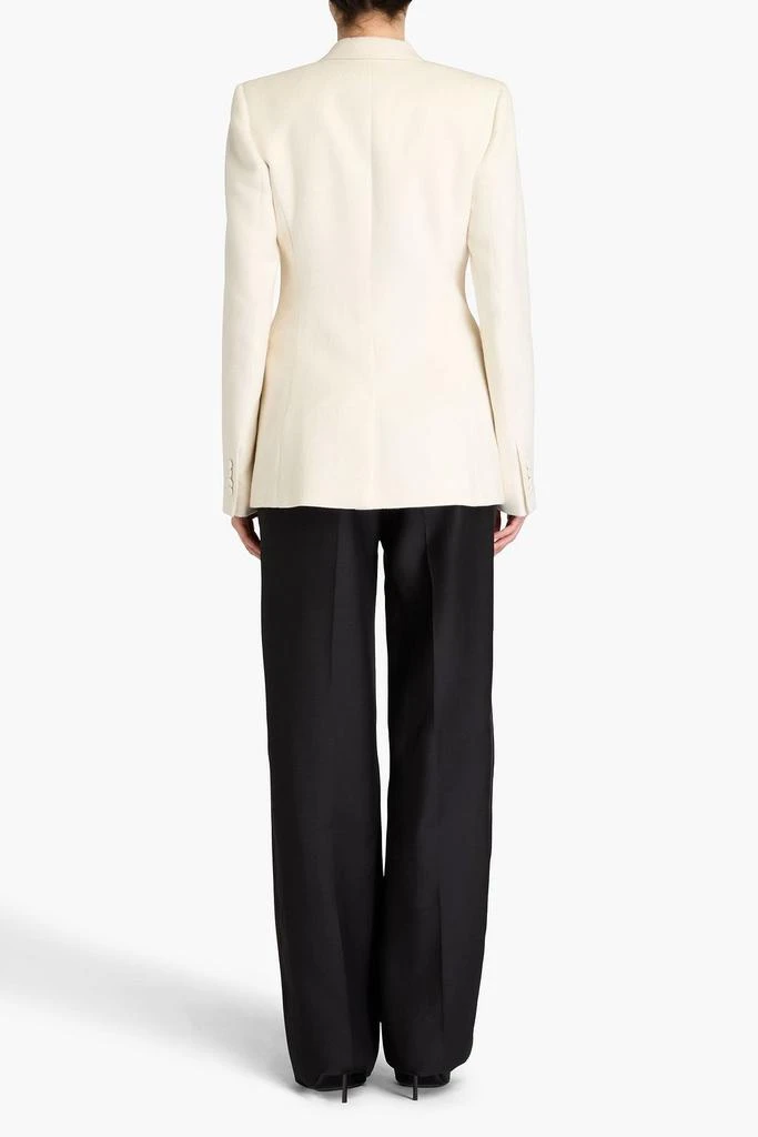Gabriela Hearst Double-breasted brushed silk blazer 3