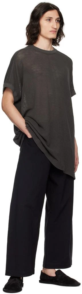 Jan-Jan Van Essche Gray O-Project Droptail T-Shirt 4