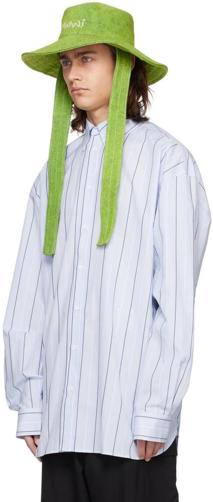 Marni Green Marble Dyed Bleached Bucket Hat 4