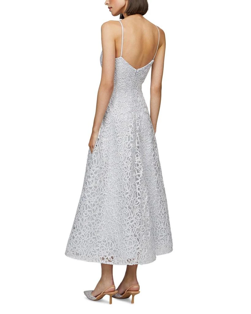 Theia Embroidered Tulle Dress 2