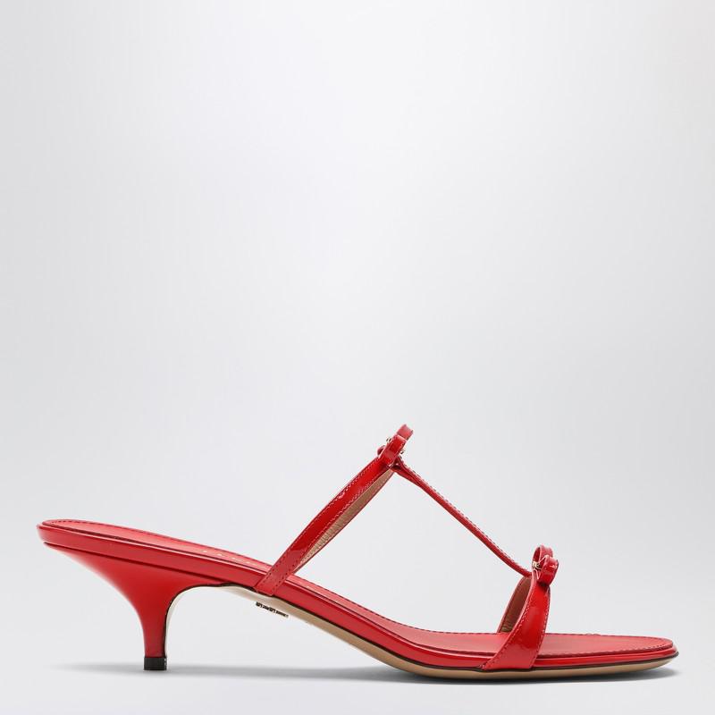 Salvatore Ferragamo Flame red Mini Bow sandals