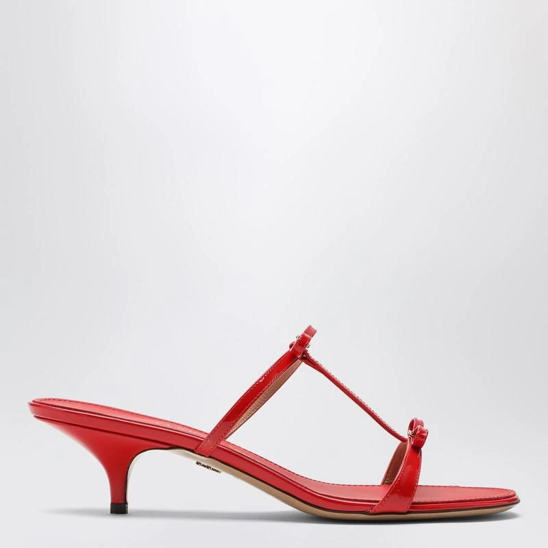 Salvatore Ferragamo Flame red Mini Bow sandals 1