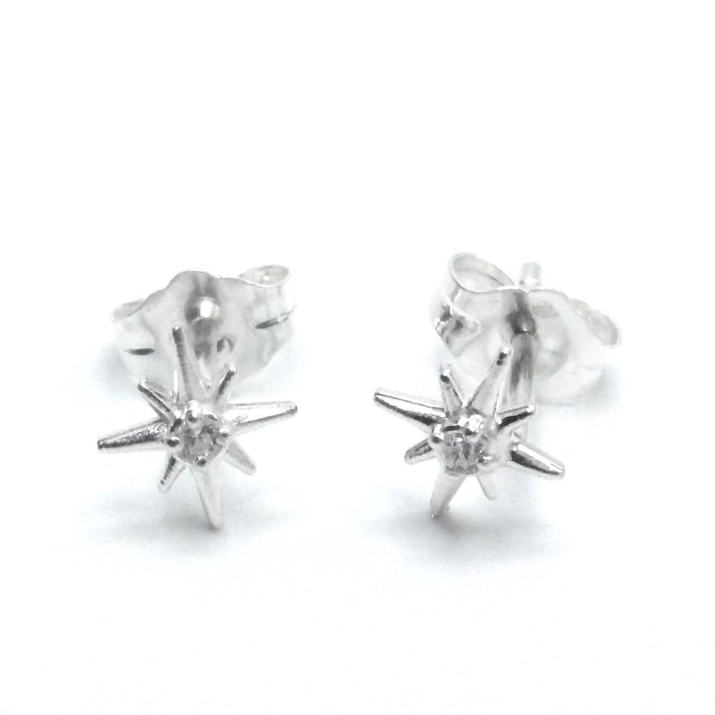 Jessica Elliot Women
s Tiny North Star Studs with CZ