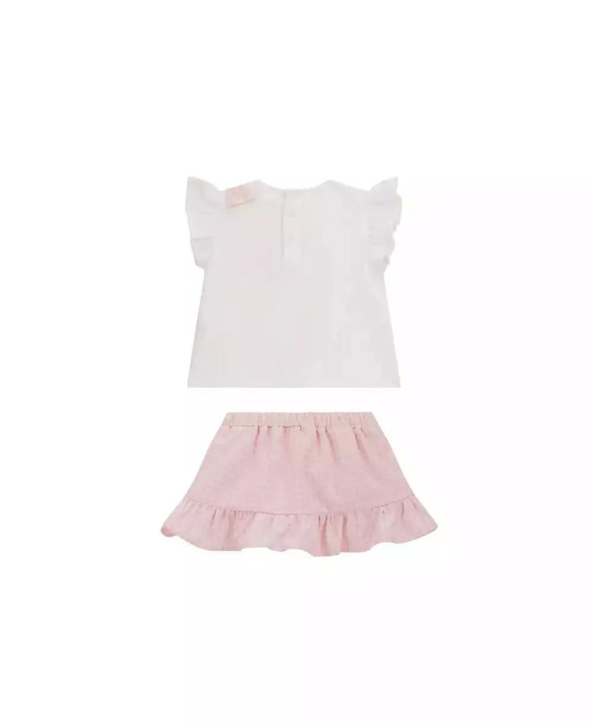 GUESS Baby Girl Short Sleeve T-Shirt and Skirt 2