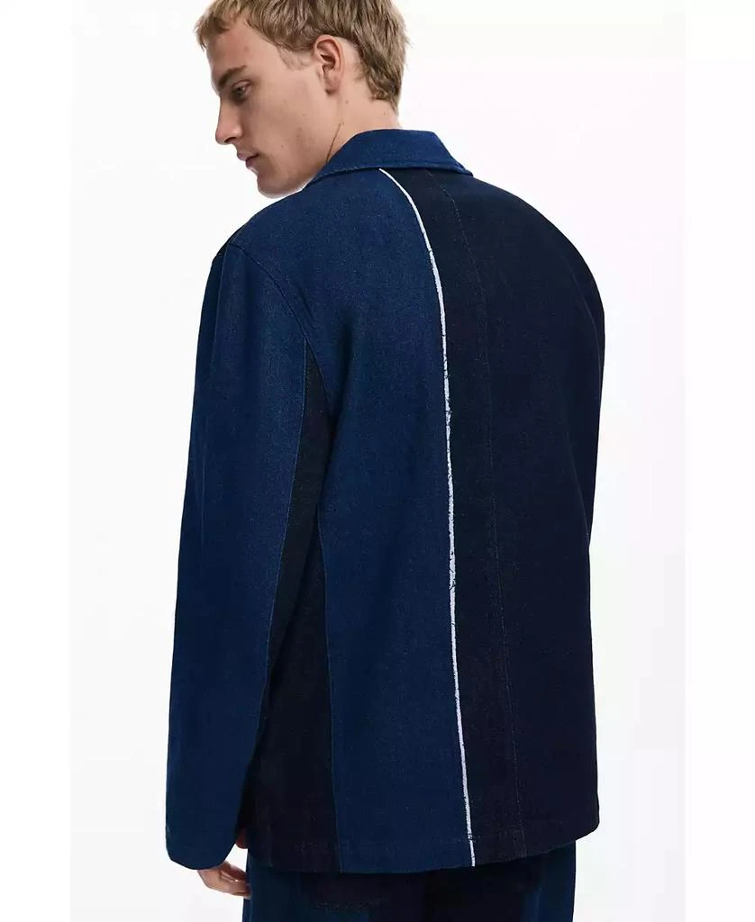 Desigual Men's Blazer with combined seams 5