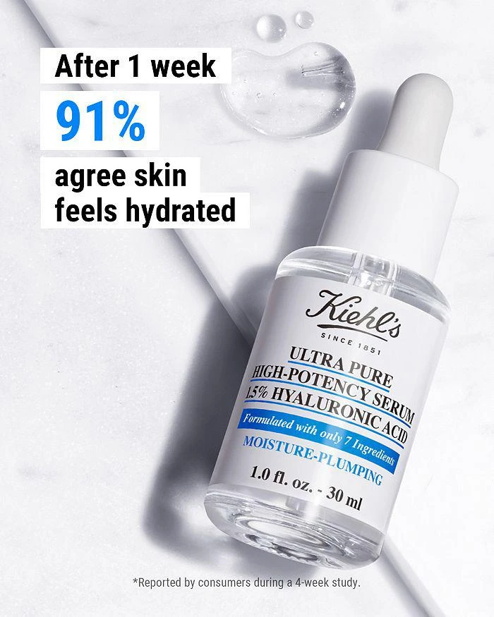 Kiehl's Since 1851 Ultra Pure High-Potency Serum 1.5% Hyaluronic Acid 1 oz. 2