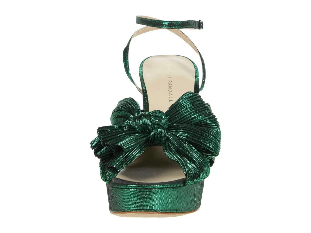 Loeffler Randall Natalia Pleated Platform Sandals 6