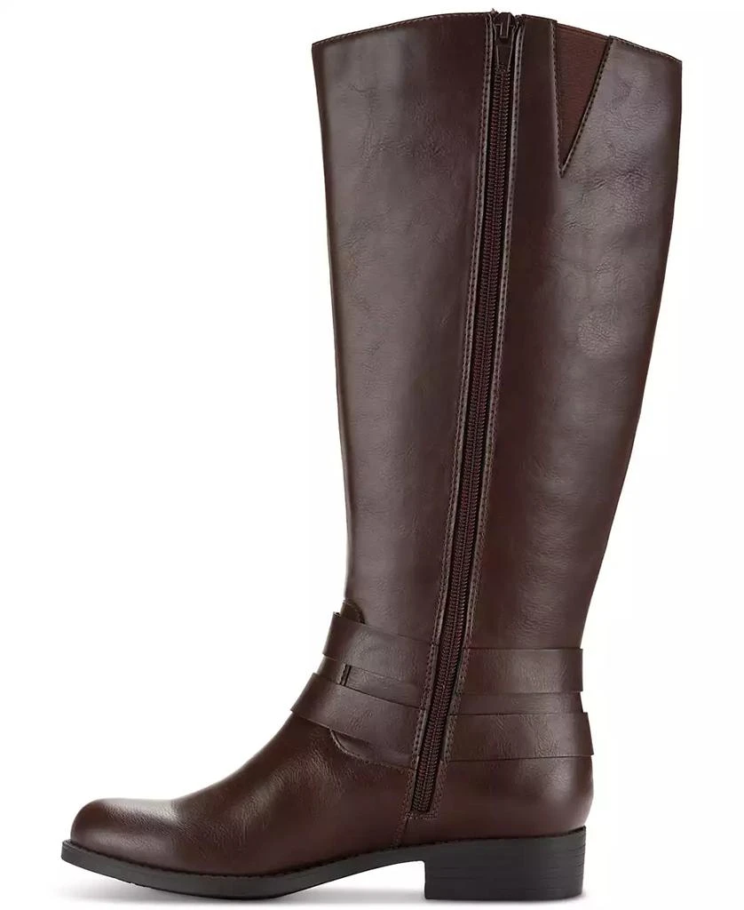Style & Co Women's Maliaa Wide-Calf Buckled Riding Boots, Created for Macy's 6