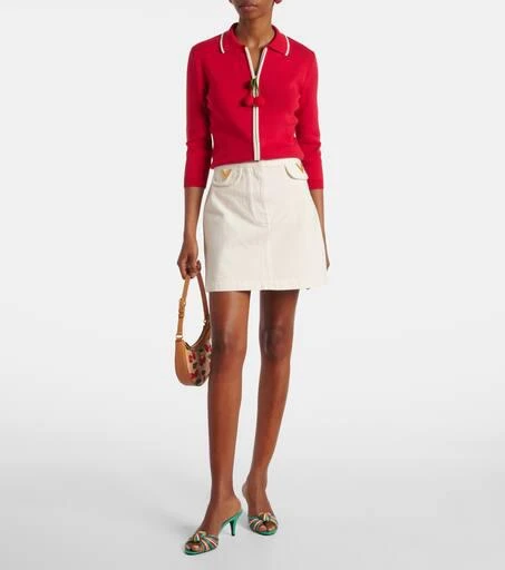 Valentino Ribbed-knit cotton cardigan 2