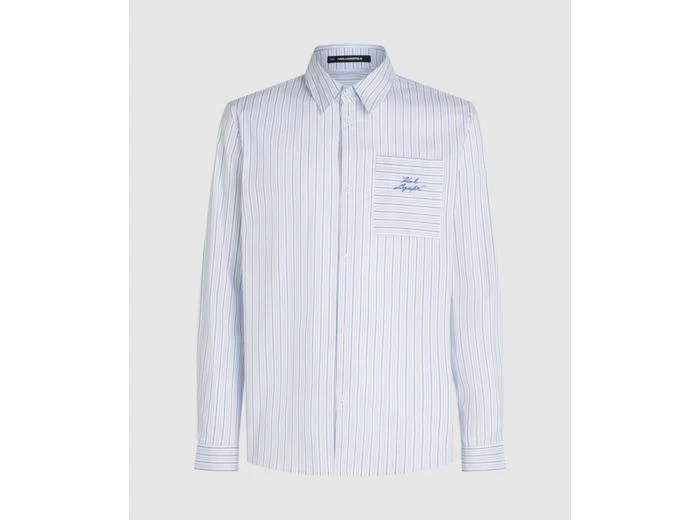 Karl Lagerfeld Paris STRIPED POPLIN SHIRT