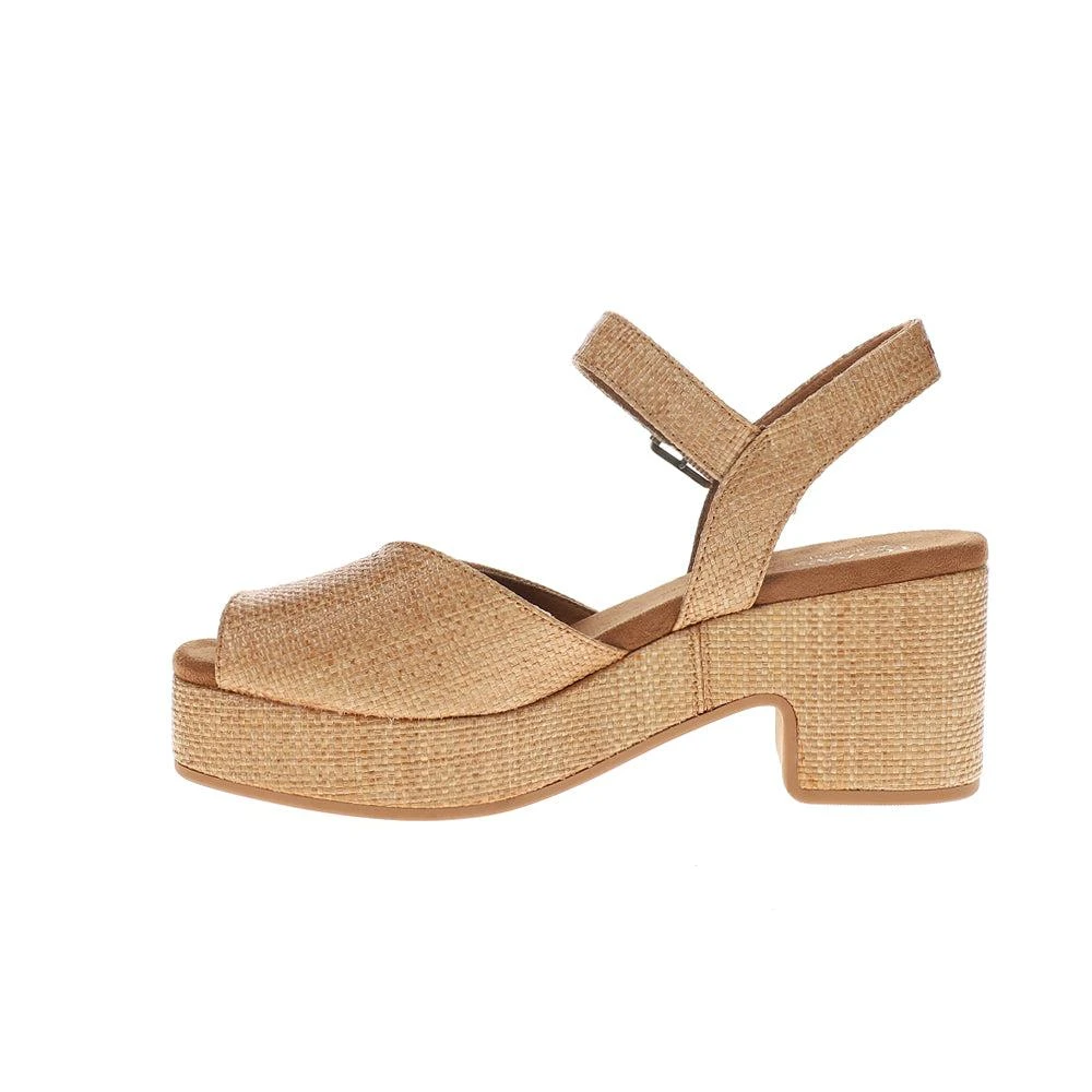 TOMS Isla Peep Toe Platform Block Heel Sandals 3