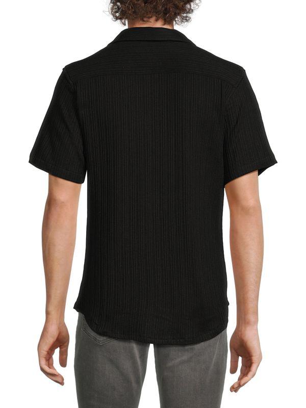 Original Paperbacks Reine Striped Jacquard Button Down Shirt
