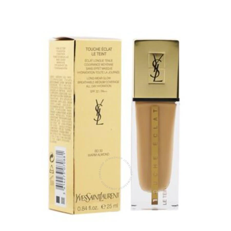 Yves Saint Laurent Unisex Touche Eclat Le Teint Long Wear Glow Foundation SPF22 0.84 oz # BD30 Warm Almond Makeup 3614273070881 2