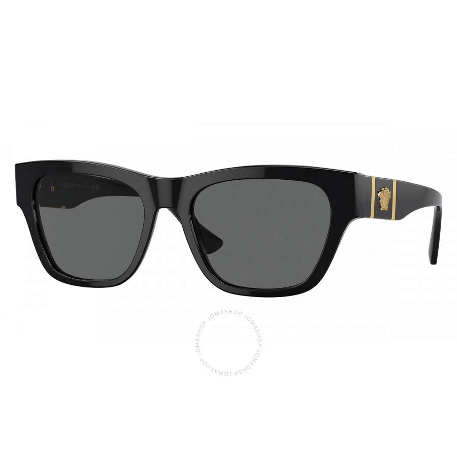 Versace Dark Grey Square Men's Sunglasses VE4457 GB1/87 55 1