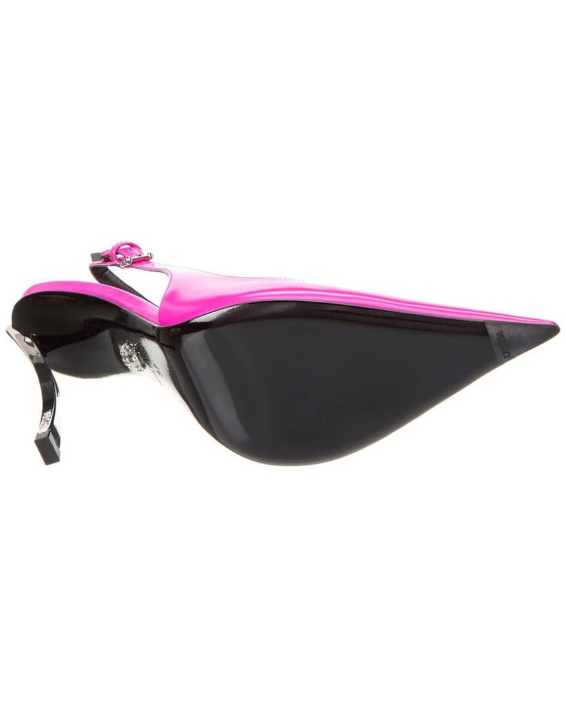 Versace Pin-Point Leather Slingback Pump 4