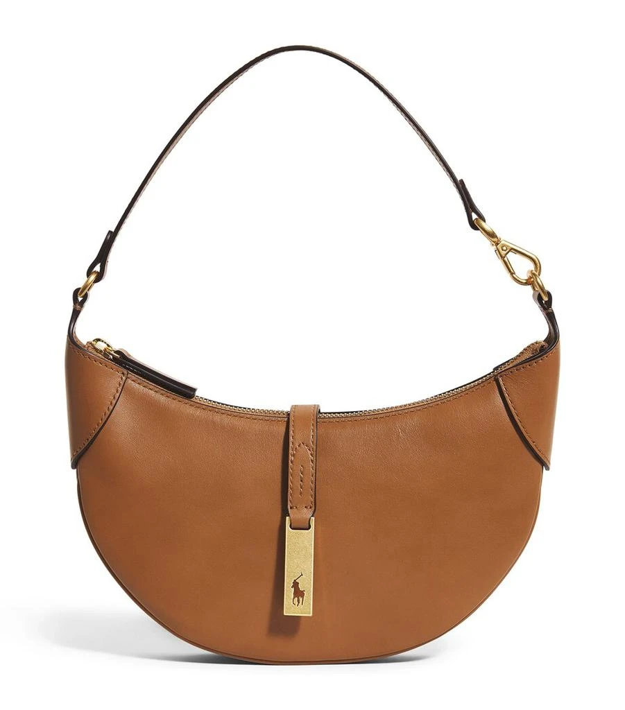 Ralph Lauren Leather Polo ID Shoulder Bag 1