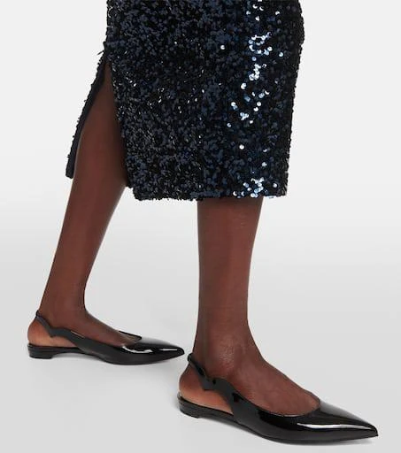 Christian Louboutin Hot Chickita Sling patent leather ballet flats 4