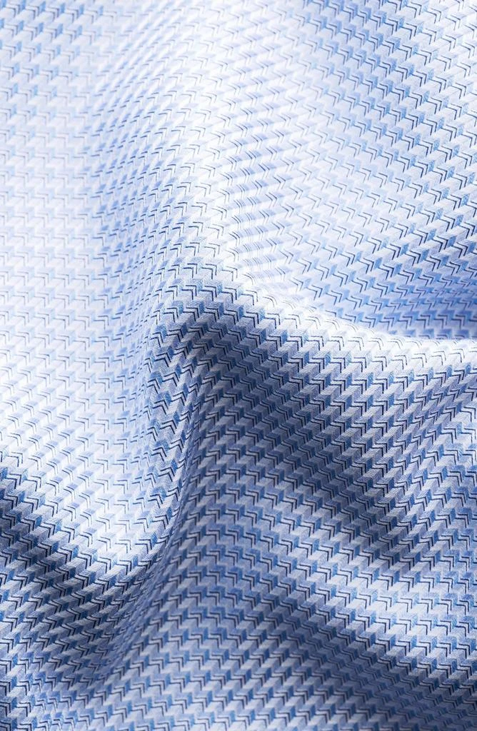 Eton Slim Fit Microcheck King Cotton Dress Shirt 9