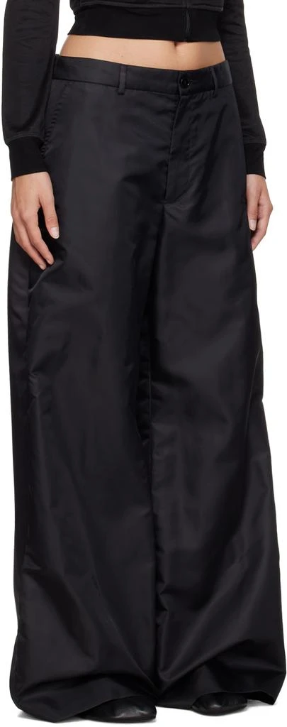 MM6 Black Flared Trousers 2
