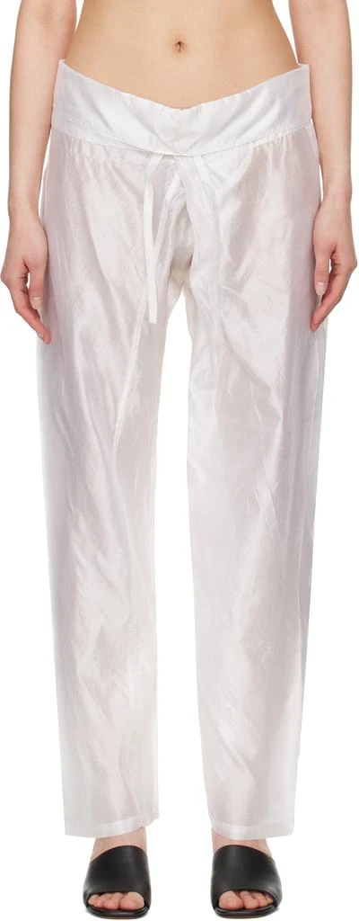 Gimaguas White Oahu Trousers 1