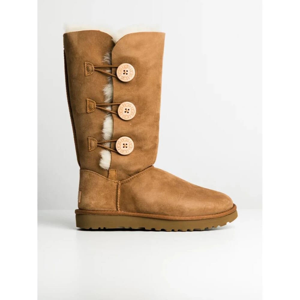 UGG Bailey Button Triplet II Chestnut  W-1016227-CHE Women's 1