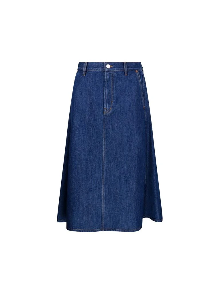 Gucci Gucci Mid Length Denim Skirt 1