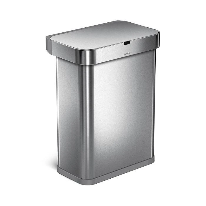 simplehuman 58 Liter Sensor Trash Can with Liner Pocket